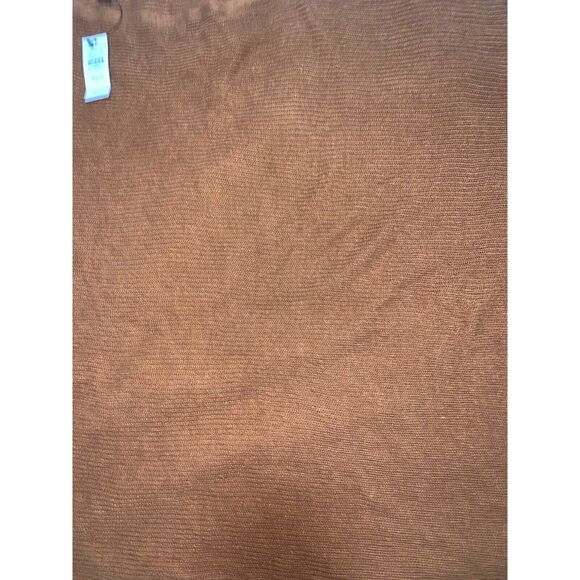 Talbots Womens Knitted Poncho XS/S Rust Cotton/Polyester - Picture 3 of 6